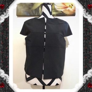 The Limited Cap Sleeve Black Suit Blazer